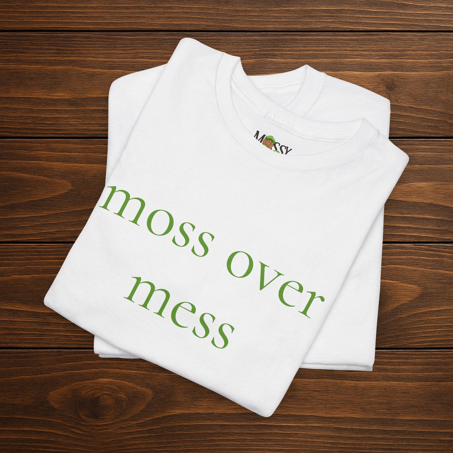 Moss Over Mess Tee | Forestcore Graphic T-Shirt