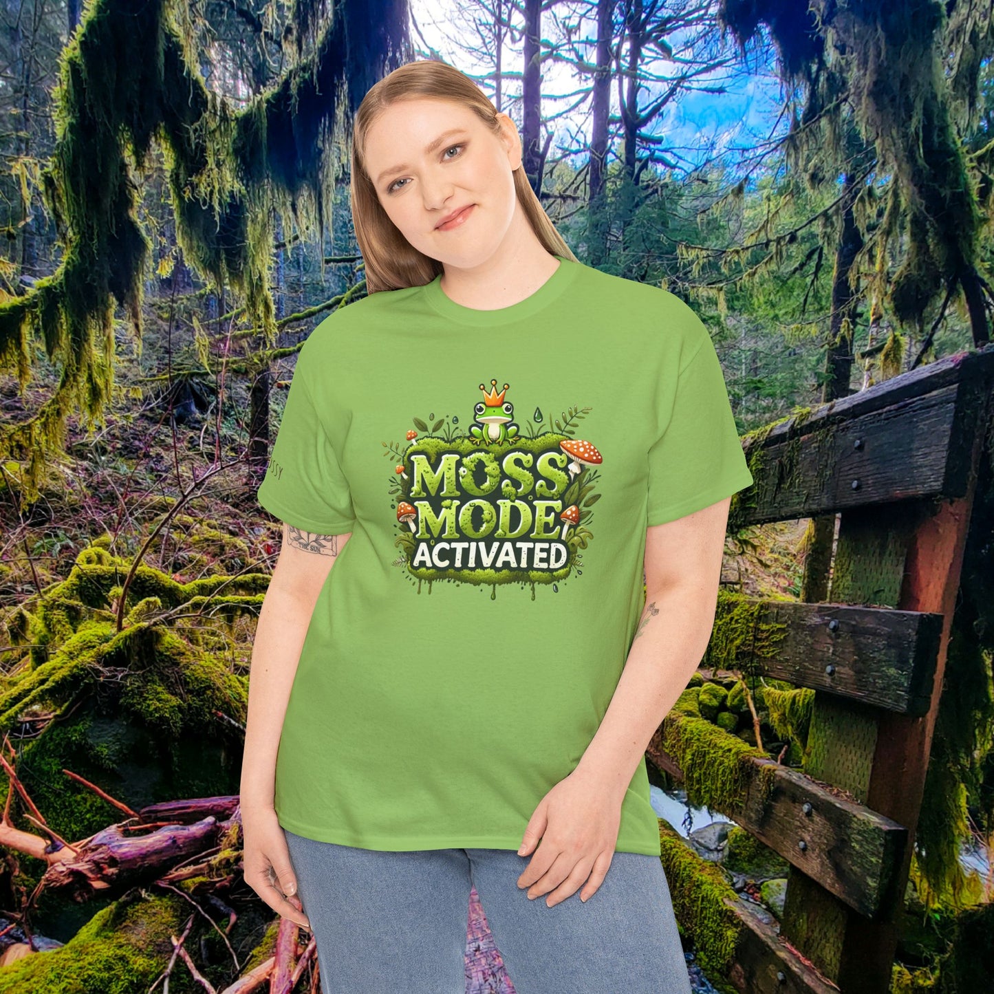 "Moss Mode: Activated" Graphic Tee | Embrace the Squish Life
