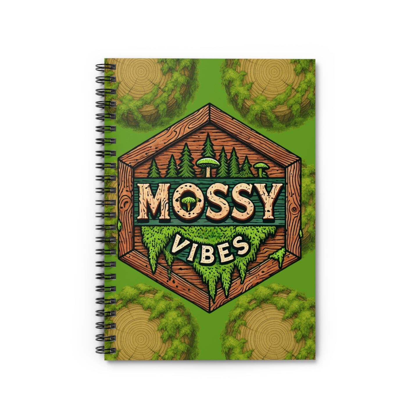 Mossy Vibes | Spiral Notebook [Ruled Pages]