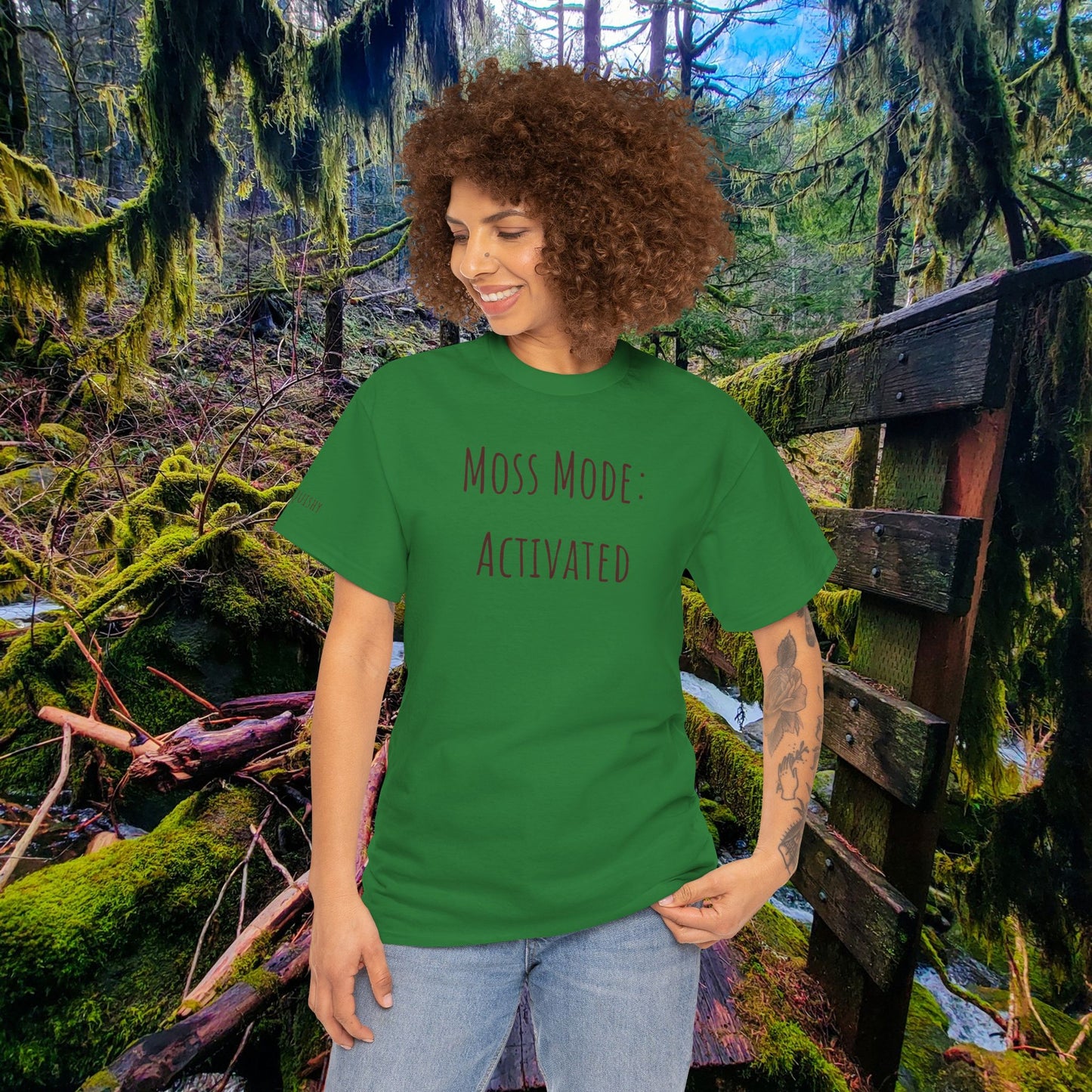 "Moss Mode: Activated" Tee | Embrace the Squish Life
