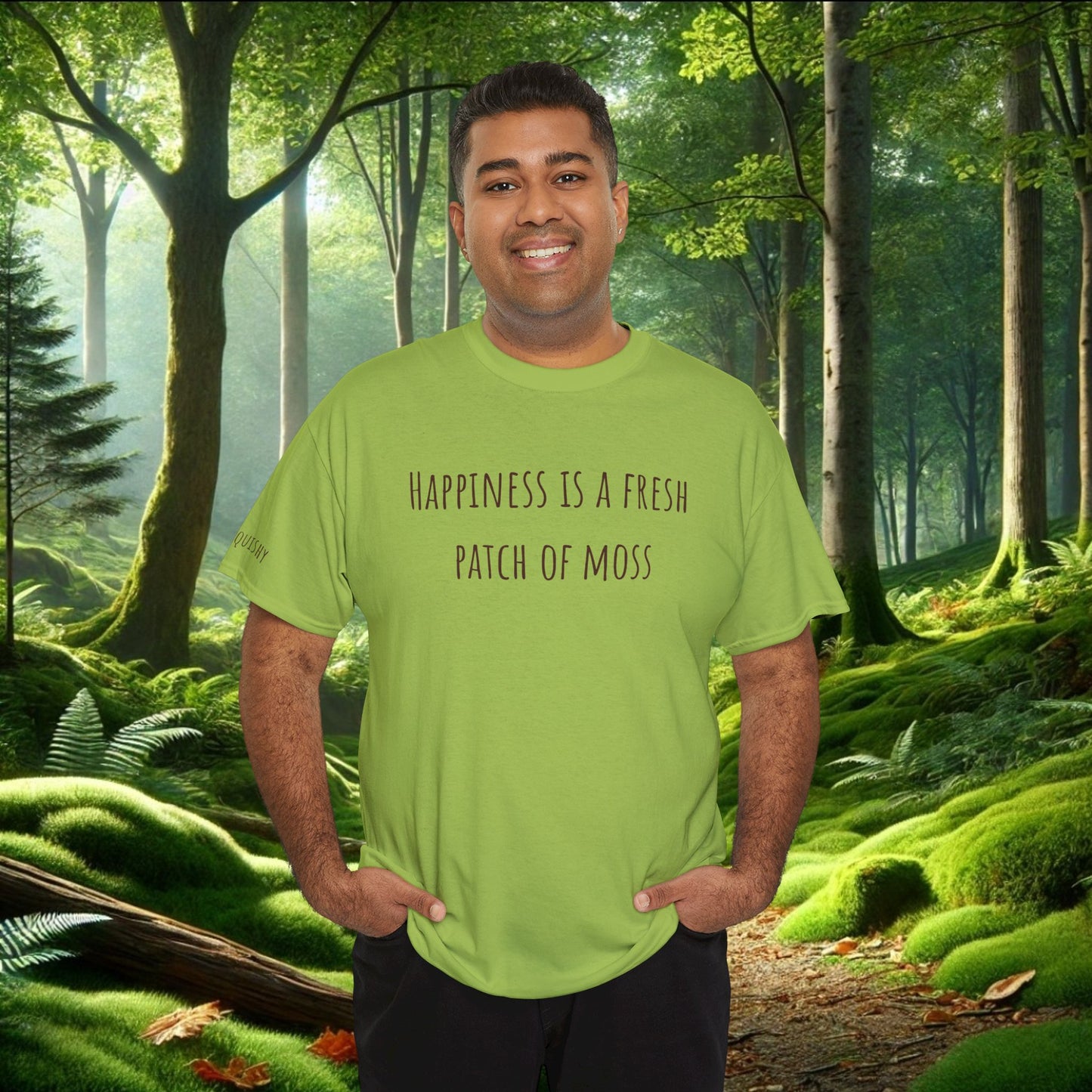 "Happiness Is a Fresh Patch of Moss" Tee | Soft, Cozy, & Squishy