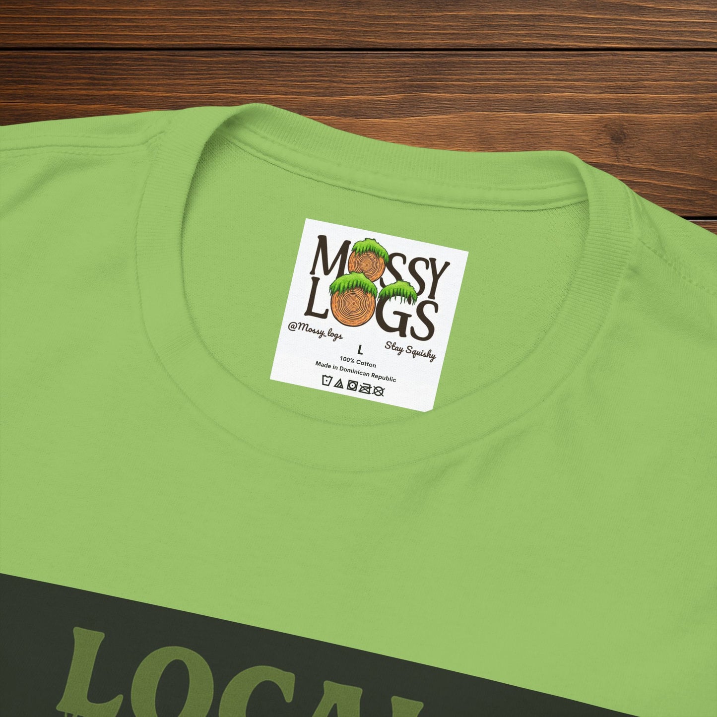 Local Moss Cryptid Tee | Soft Forest Creature Design
