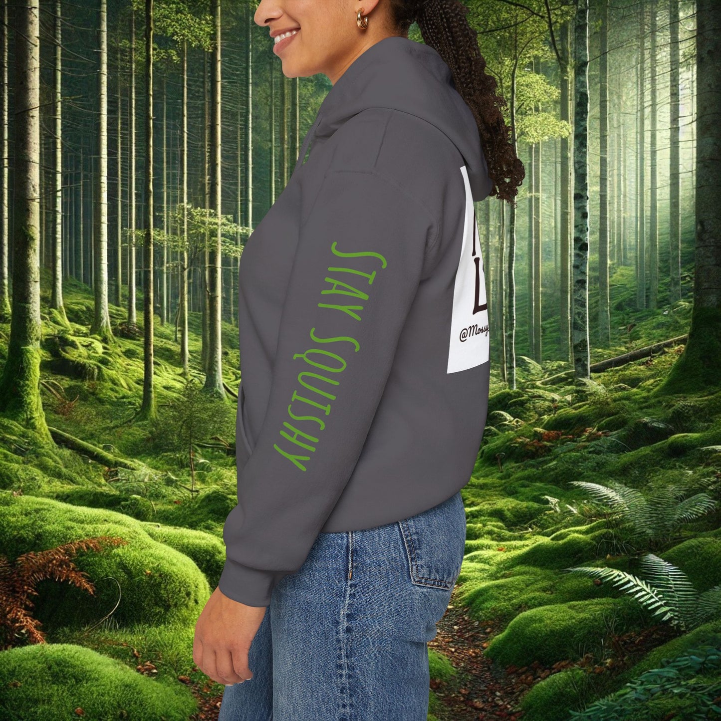 "Happiness Is a Fresh Patch of Moss" Hoodie | Cozy, Soft & Squishy