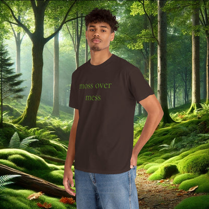 Moss Over Mess Tee | Forestcore Graphic T-Shirt