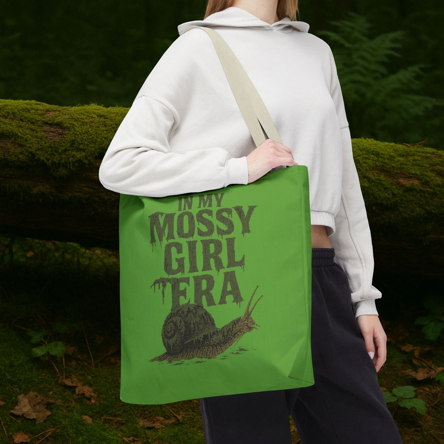 Mossy Girl Era Snail Tote