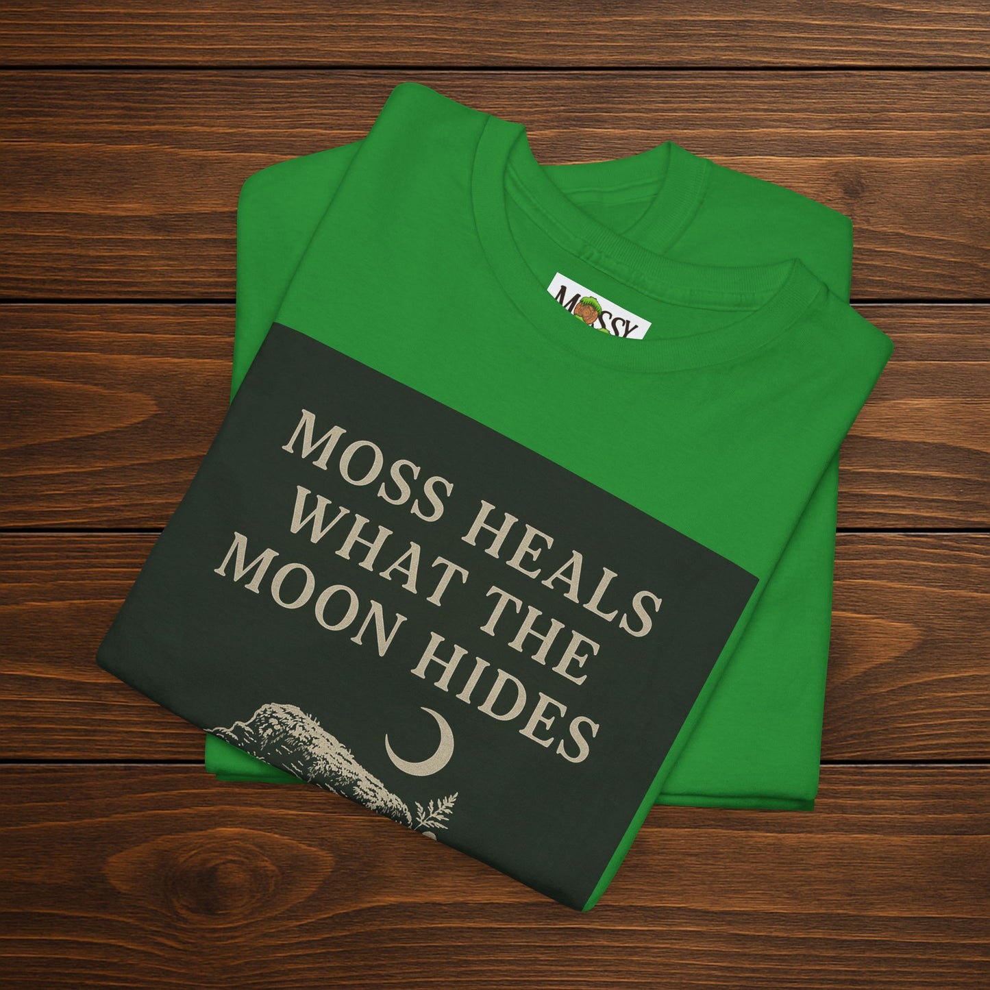 Moss Heals What the Moon Hides Tee | Forestcore Shirt