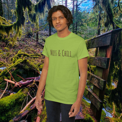 "Moss & Chill" Tee | Relax, Recharge & Stay Squishy
