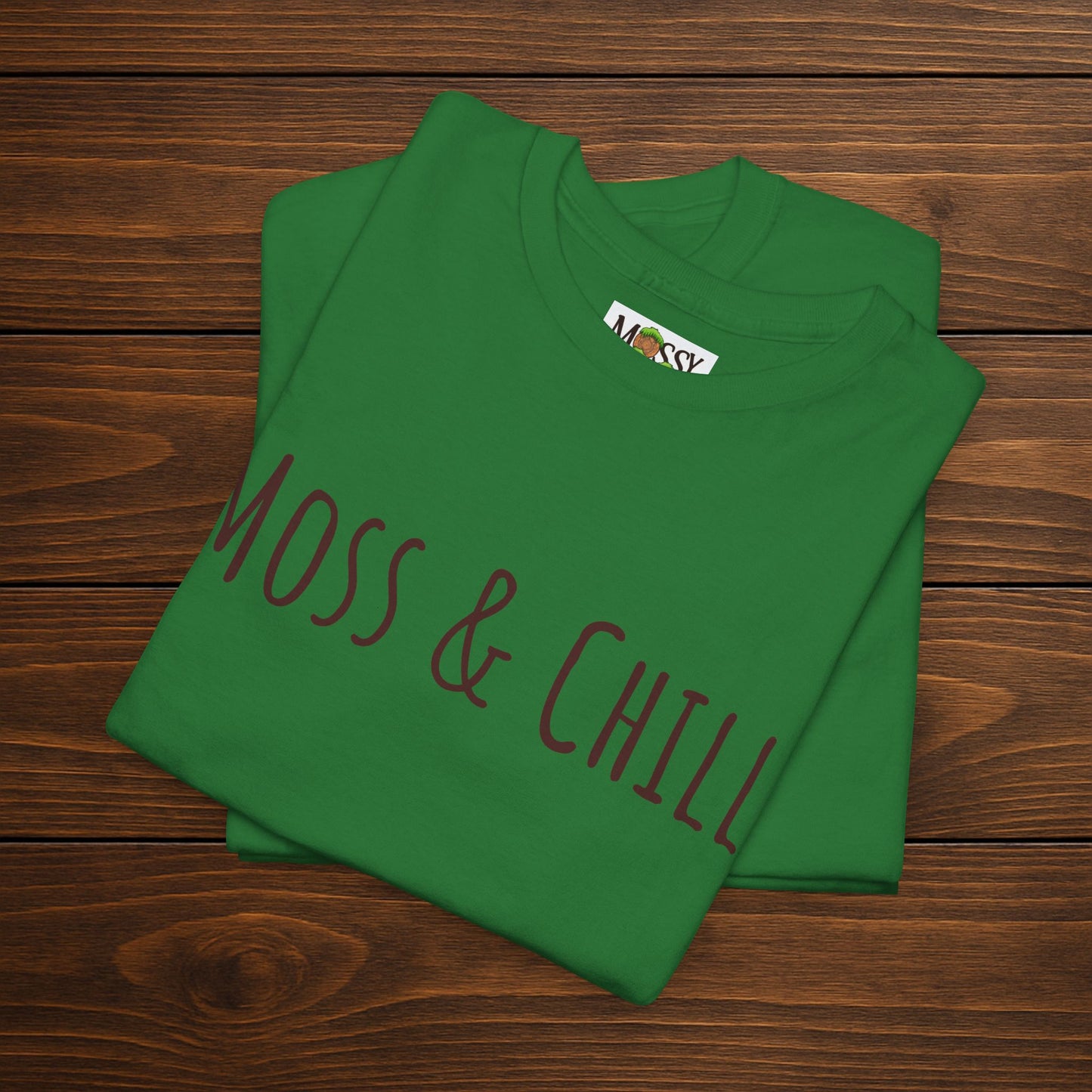 "Moss & Chill" Tee | Relax, Recharge & Stay Squishy