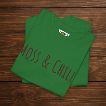 "Moss & Chill" Tee | Relax, Recharge & Stay Squishy