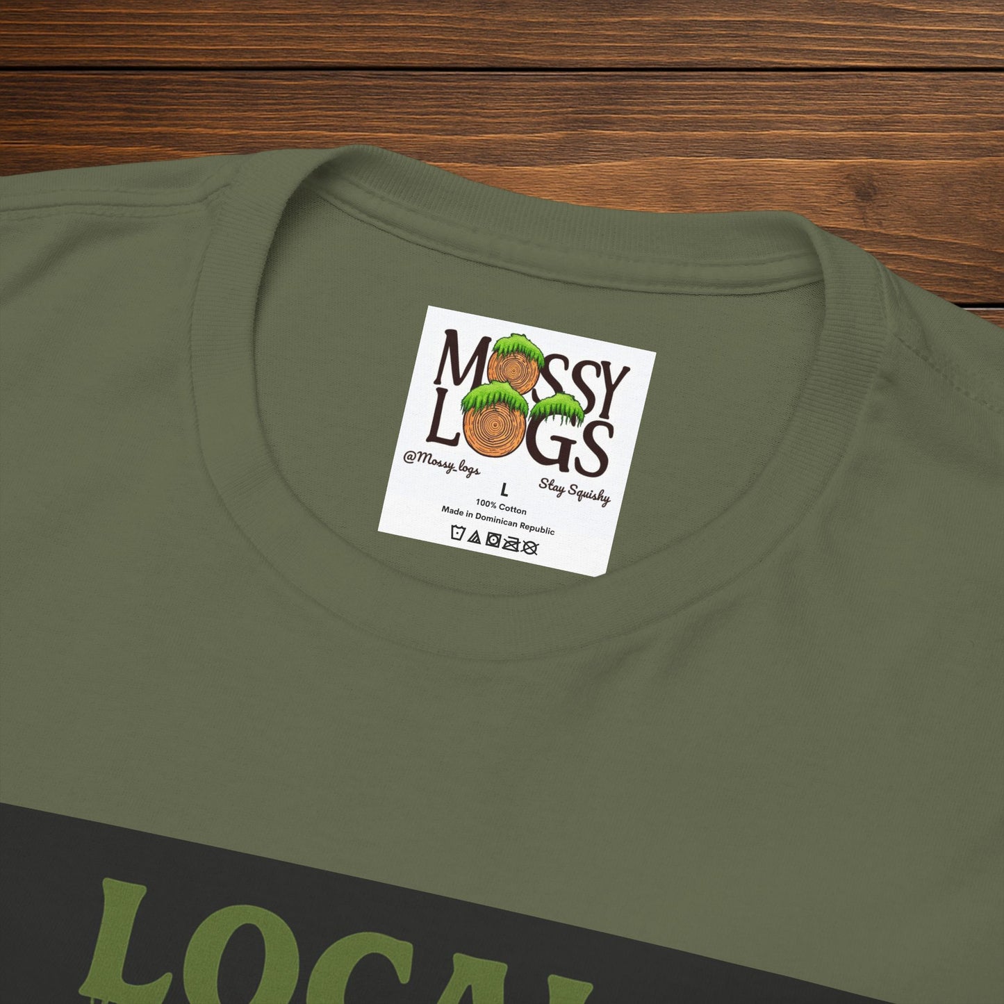 Local Moss Cryptid Tee | Soft Forest Creature Design