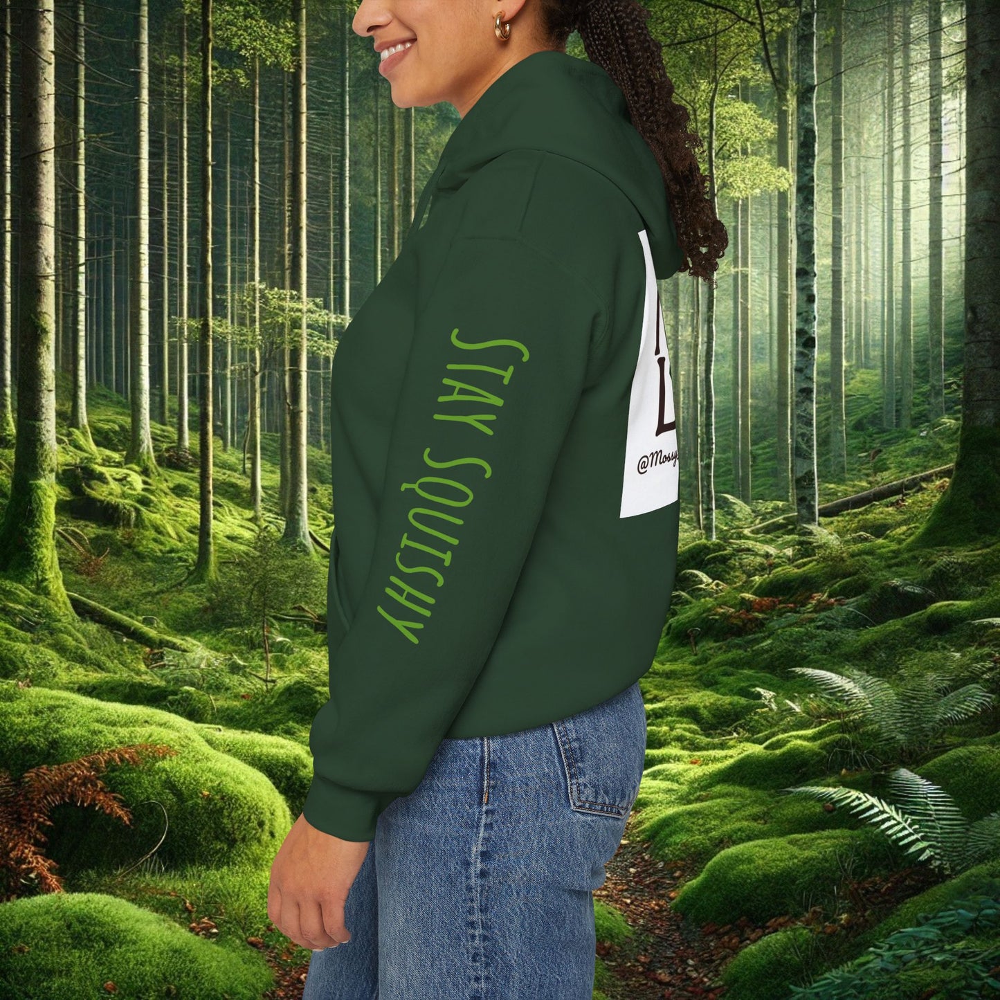 "Happiness Is a Fresh Patch of Moss" Hoodie | Cozy, Soft & Squishy