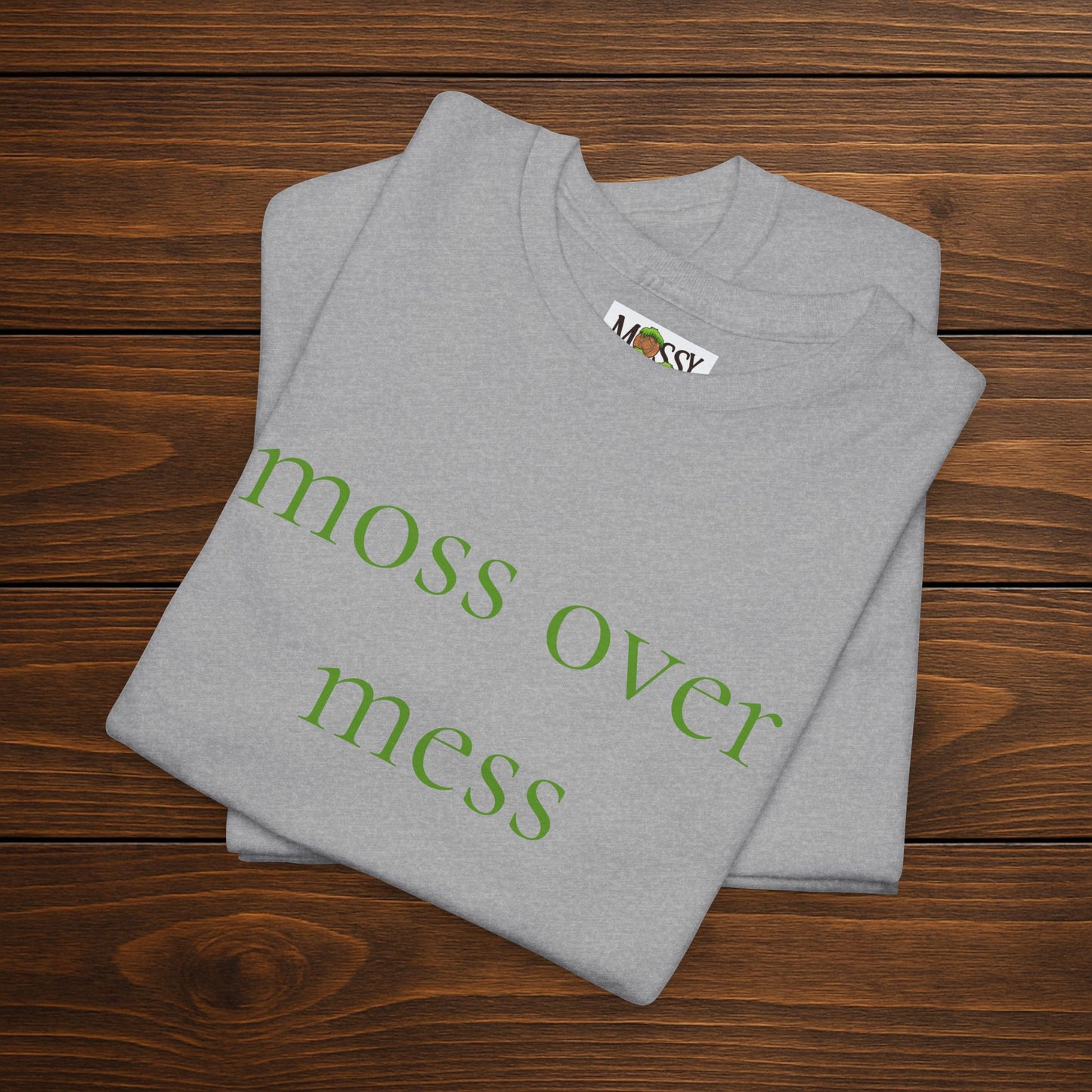 Moss Over Mess Tee | Forestcore Graphic T-Shirt