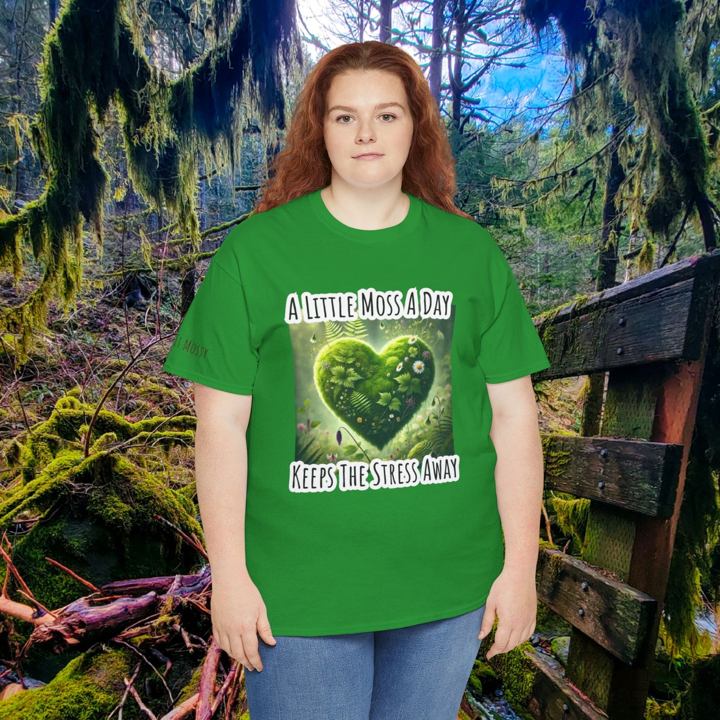 "Moss Therapy" Graphic Tee | Find Calm in the Wild