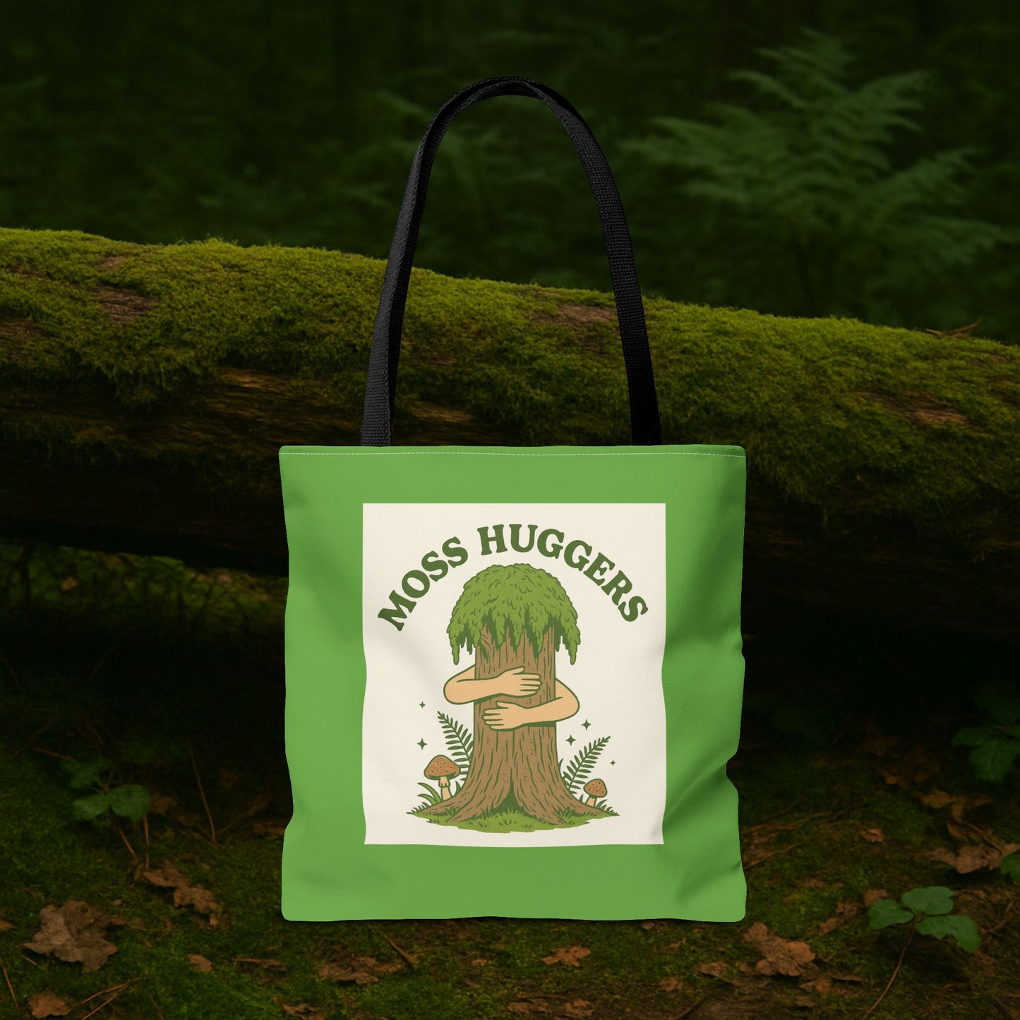 Moss Huggers Unite Tote | Treehugger Graphic