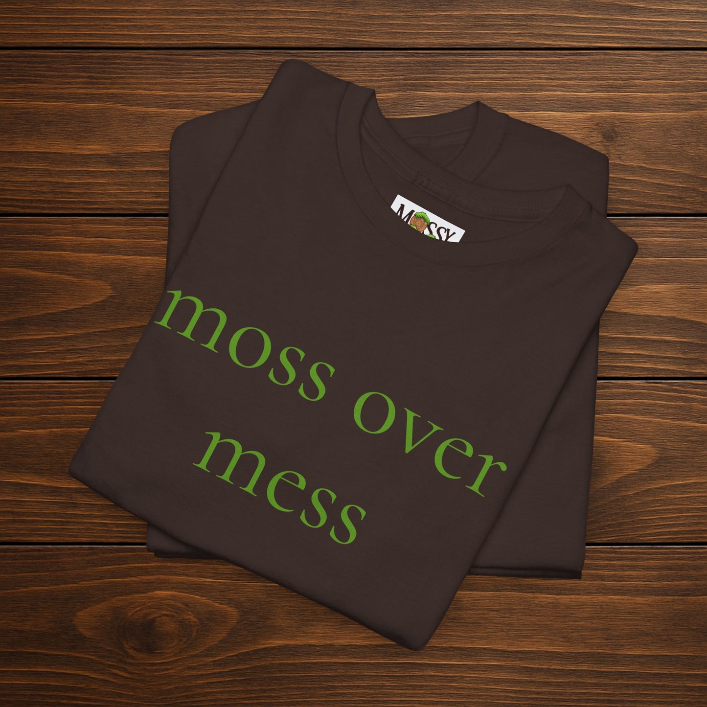 Moss Over Mess Tee | Forestcore Graphic T-Shirt