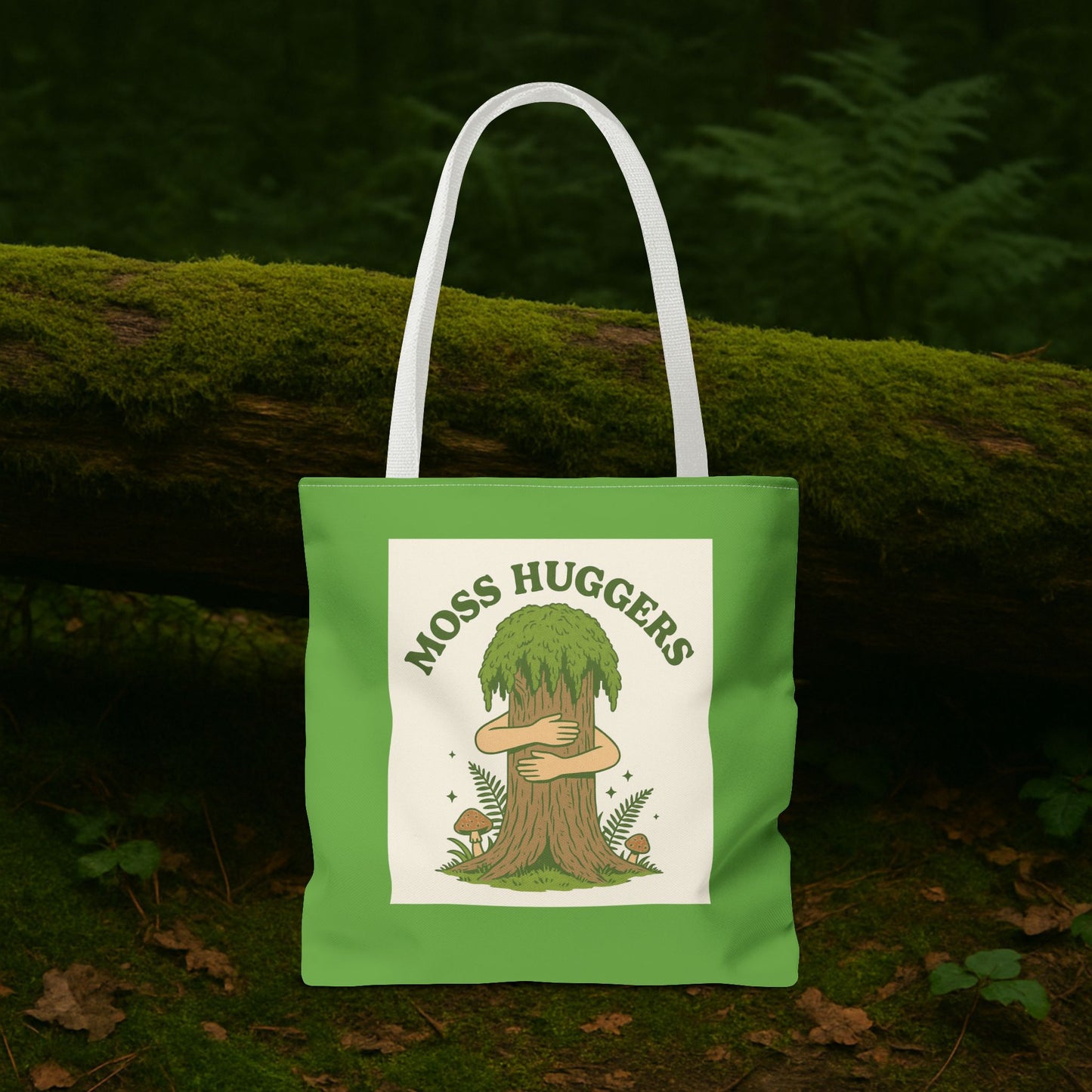 Moss Huggers Unite Tote | Treehugger Graphic