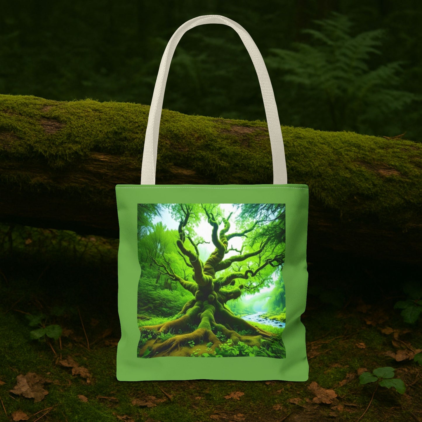 Find Me Where the Moss Is Green Tote