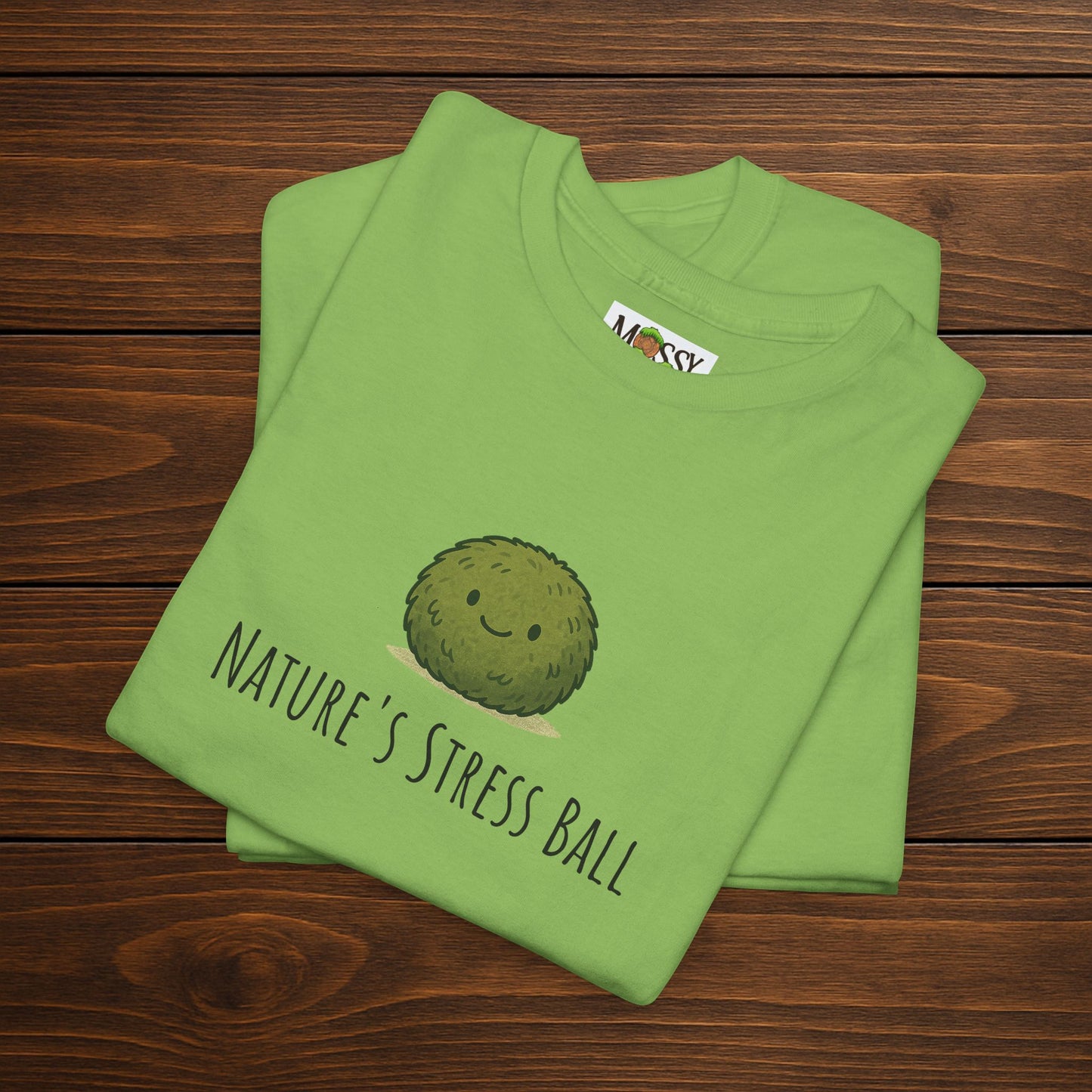Nature's Stress Ball Tee | Squishy Moss Edition