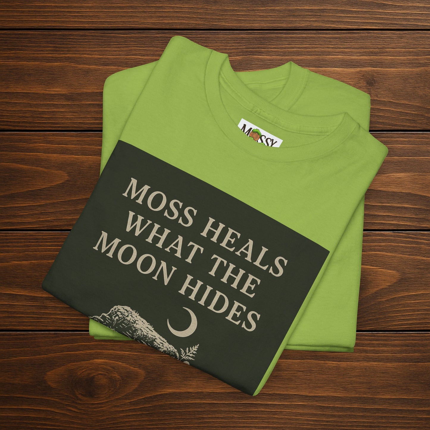 Moss Heals What the Moon Hides Tee | Forestcore Shirt
