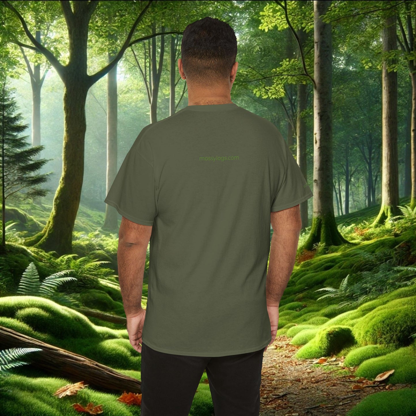 Moss Over Mess Tee | Forestcore Graphic T-Shirt