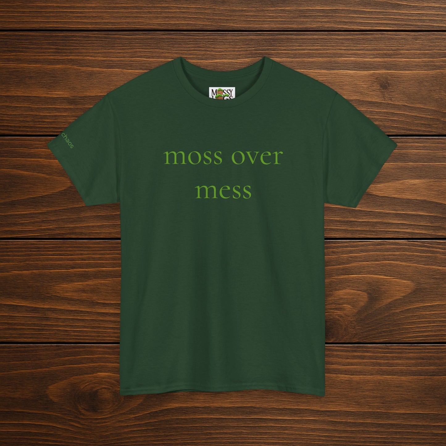 Moss Over Mess Tee | Forestcore Graphic T-Shirt