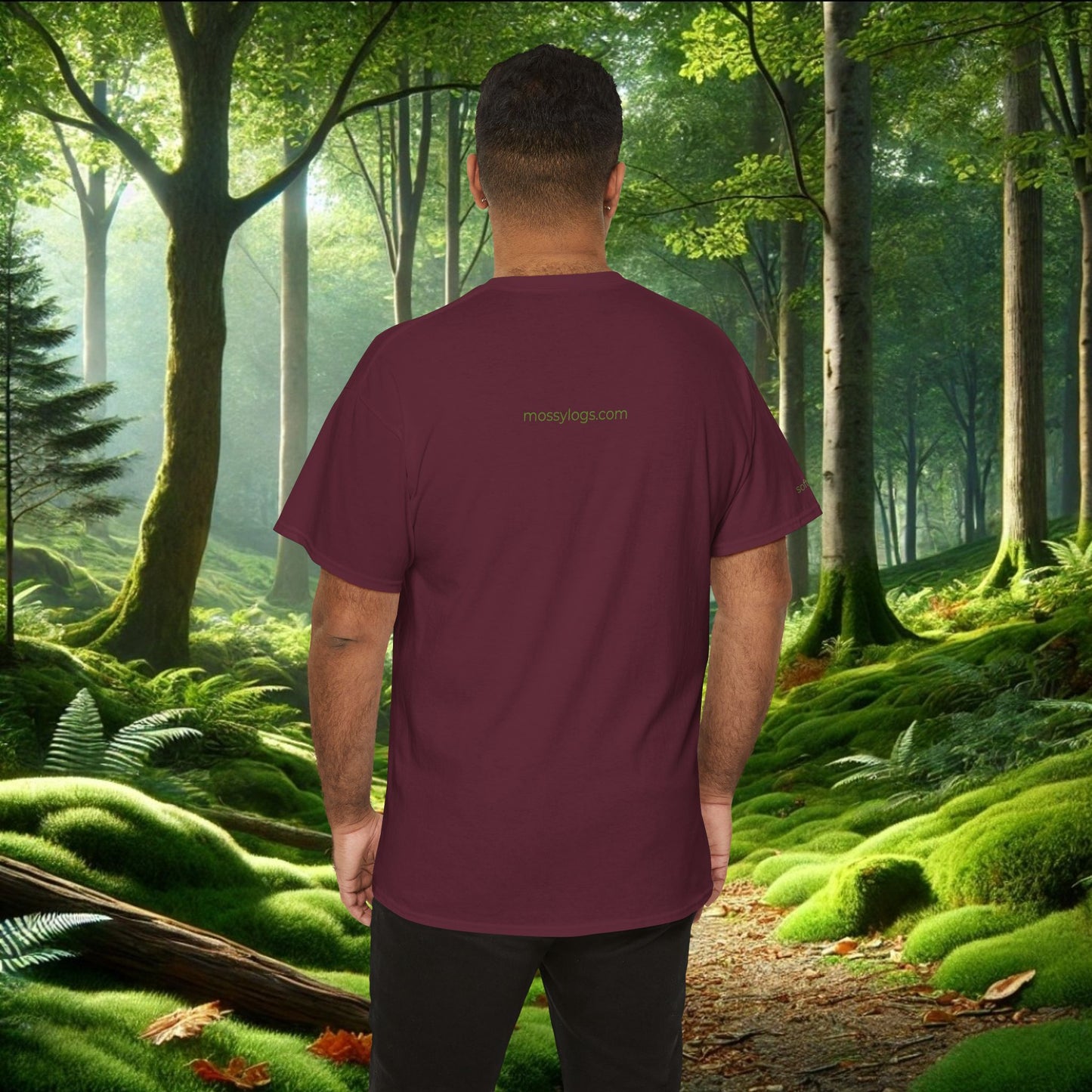 Moss Over Mess Tee | Forestcore Graphic T-Shirt