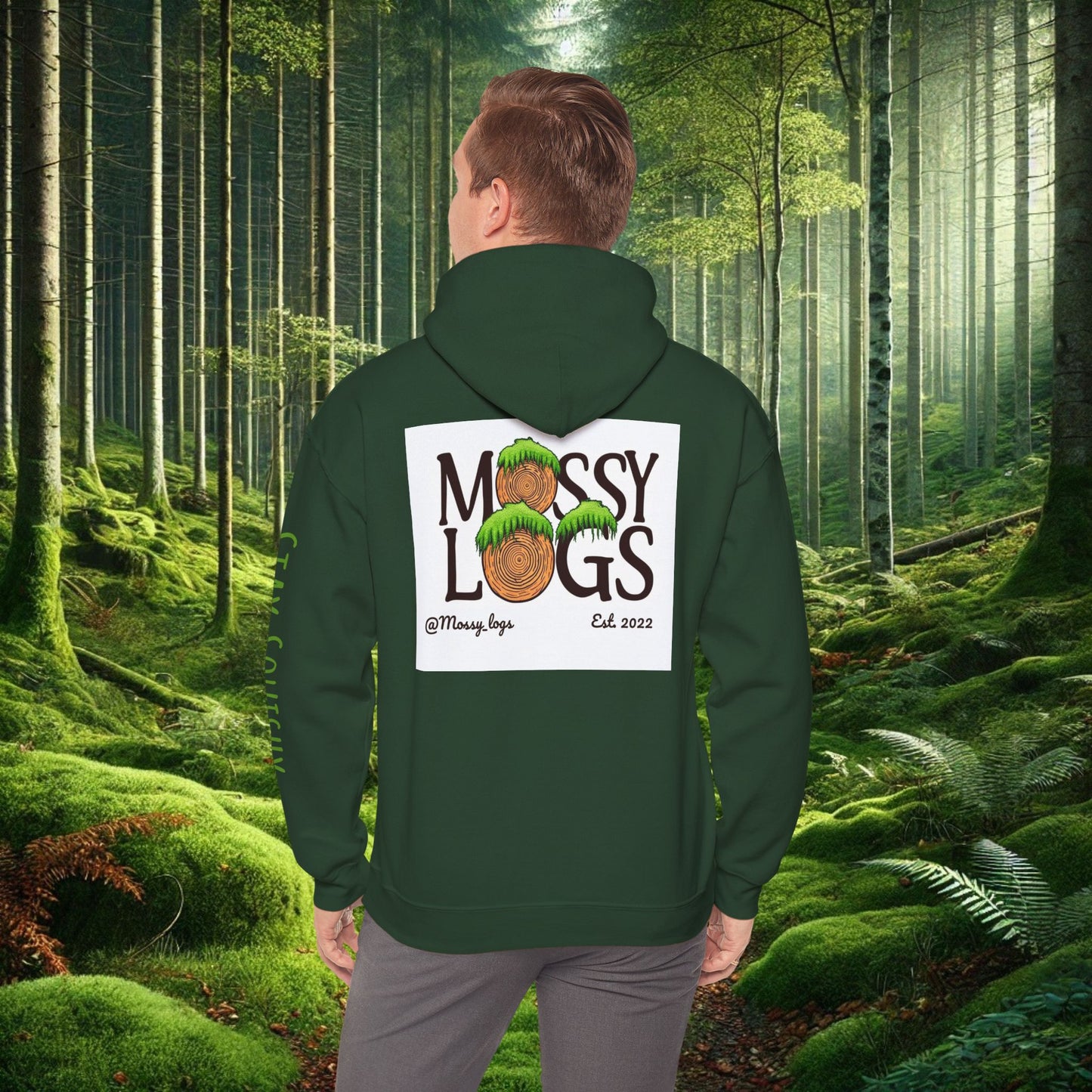 "Happiness Is a Fresh Patch of Moss" Hoodie | Cozy, Soft & Squishy