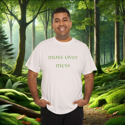 Moss Over Mess Tee | Forestcore Graphic T-Shirt