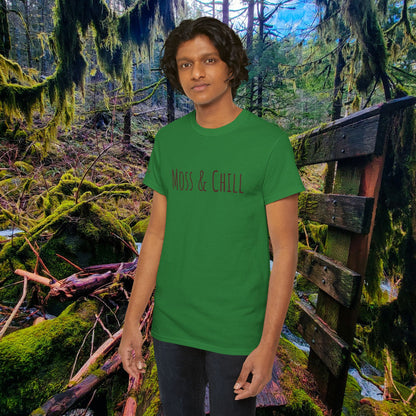 "Moss & Chill" Tee | Relax, Recharge & Stay Squishy