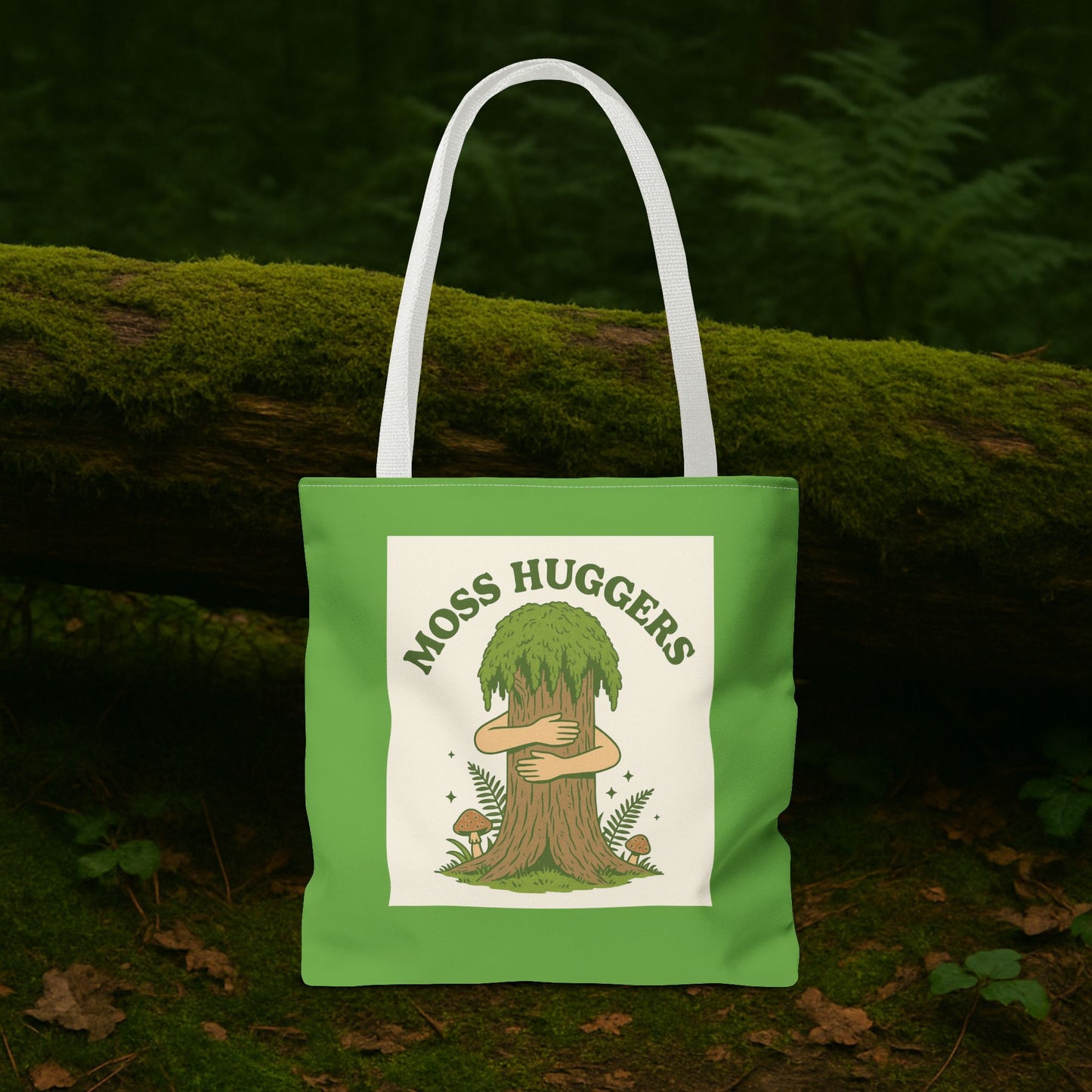 Moss Huggers Unite Tote | Treehugger Graphic