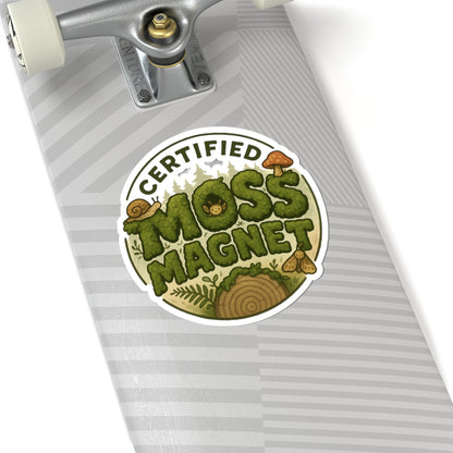 Certified Moss Magnet | Vinyl Sticker