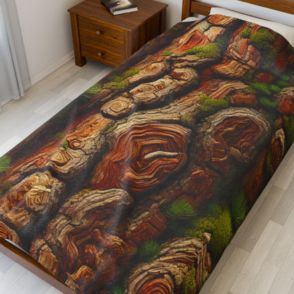 "The Golden Grove" Blanket | The Forest Line – Cozy, Soft & Inspired by Nature