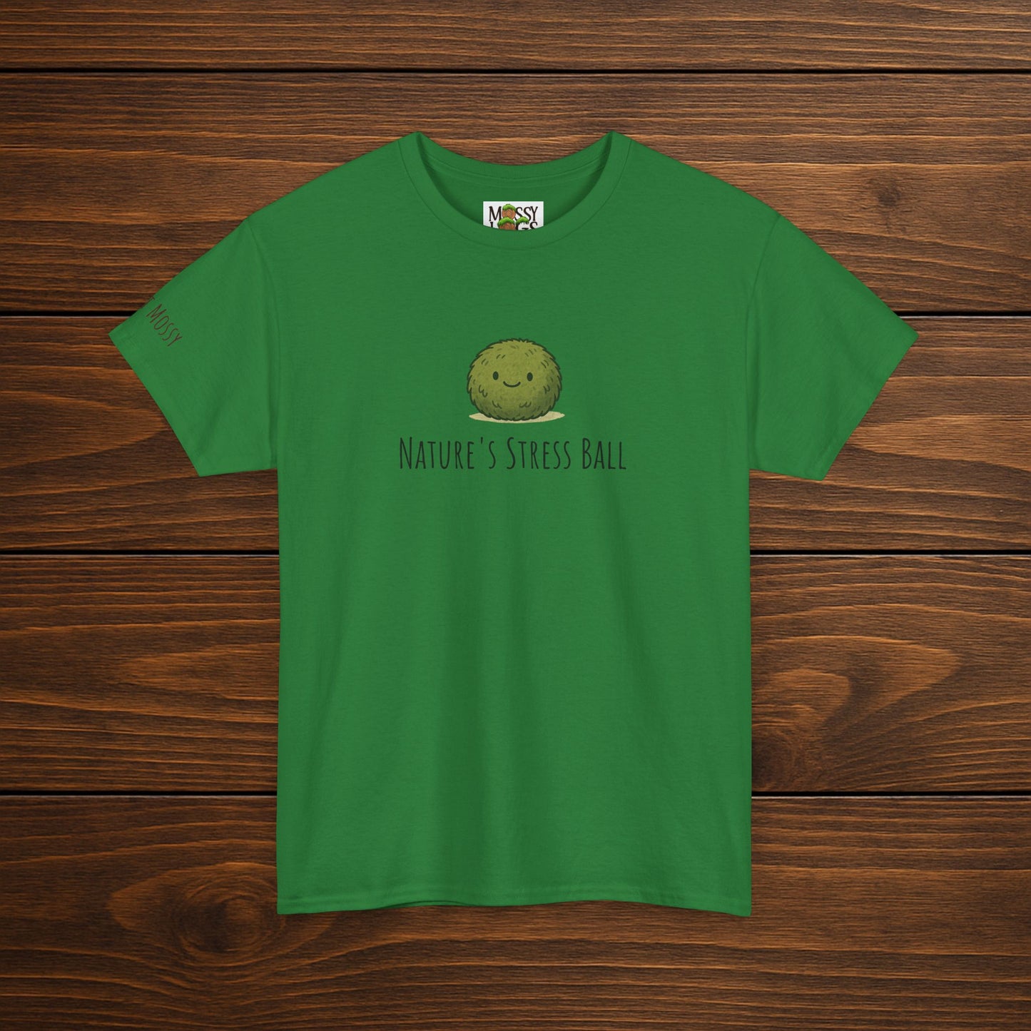 Nature's Stress Ball Tee | Squishy Moss Edition