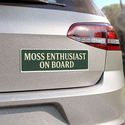 Moss Enthusiast Car Magnet | Nature Lover Gift
