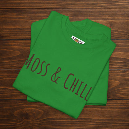 "Moss & Chill" Tee | Relax, Recharge & Stay Squishy