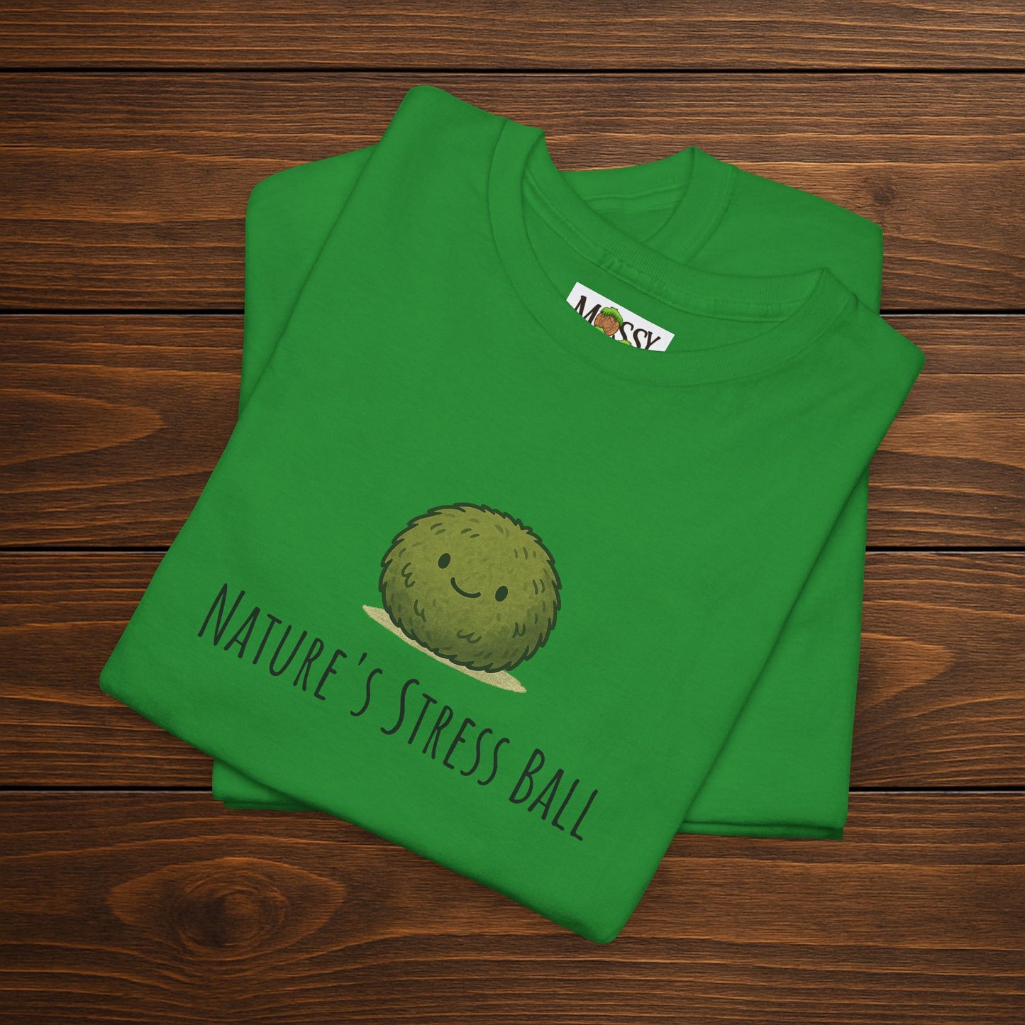 Nature's Stress Ball Tee | Squishy Moss Edition