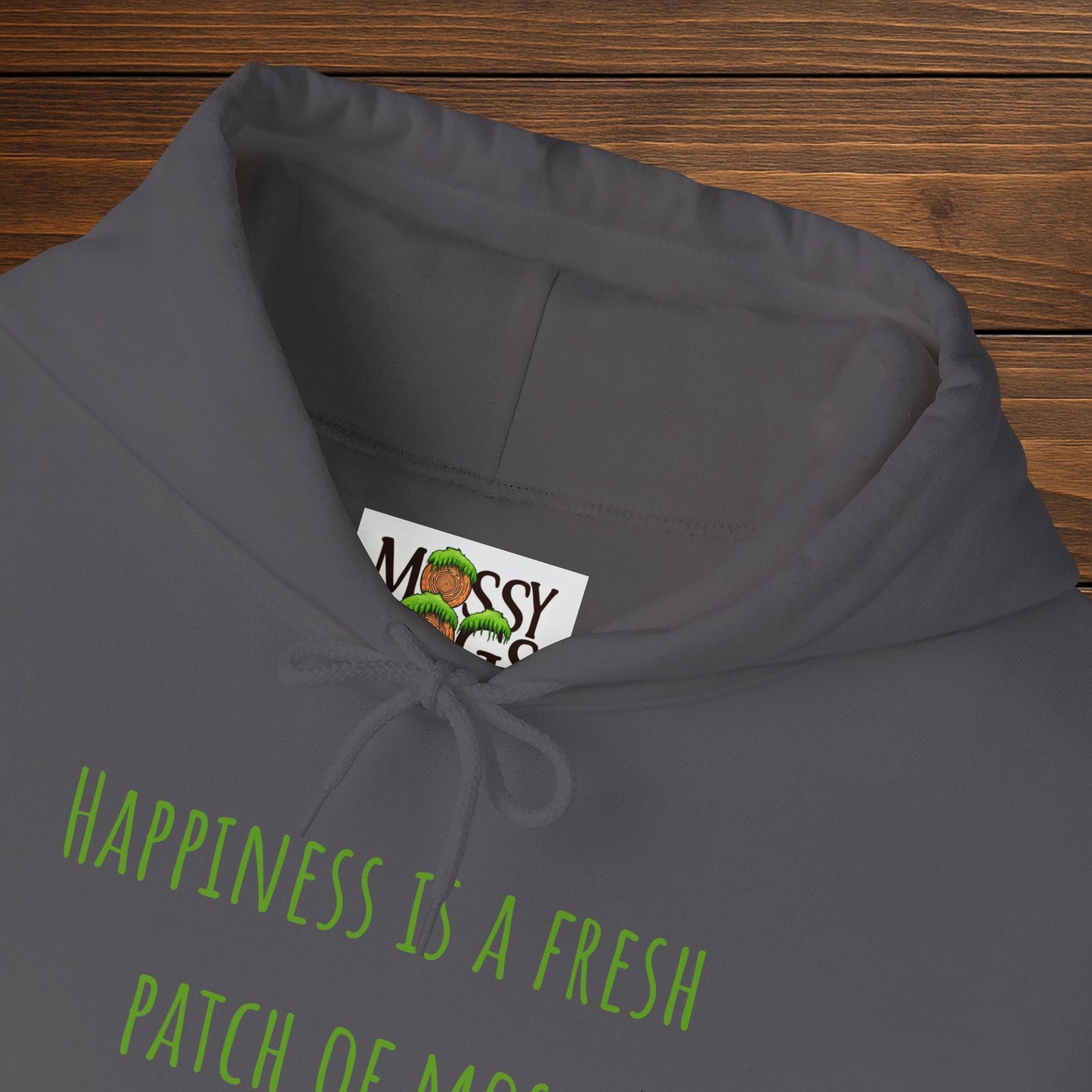 "Happiness Is a Fresh Patch of Moss" Hoodie | Cozy, Soft & Squishy