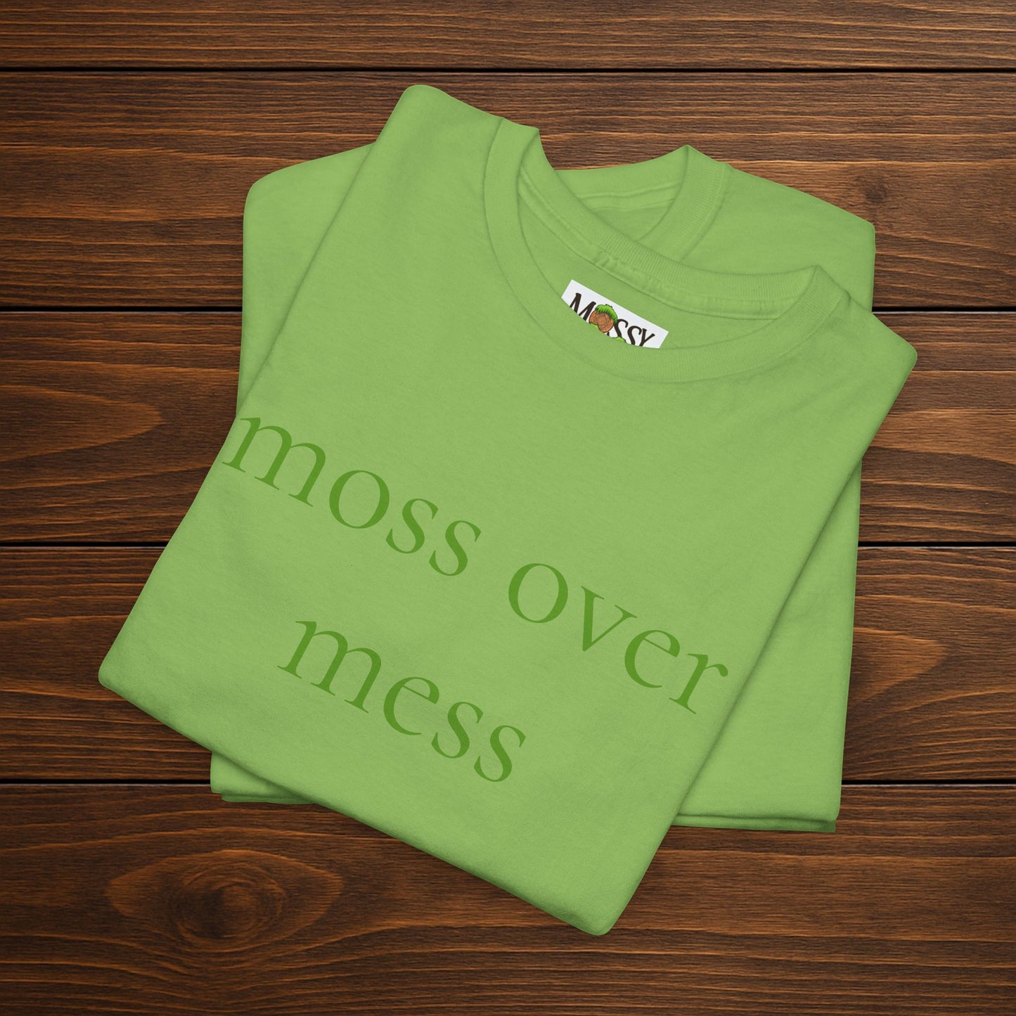 Moss Over Mess Tee | Forestcore Graphic T-Shirt