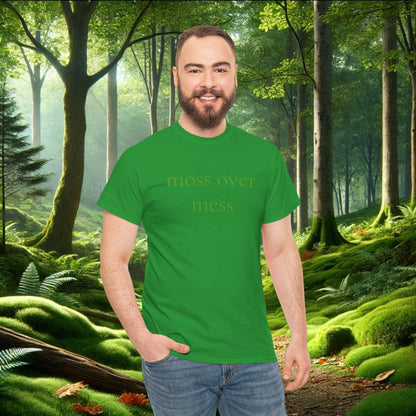 Moss Over Mess Tee | Forestcore Graphic T-Shirt