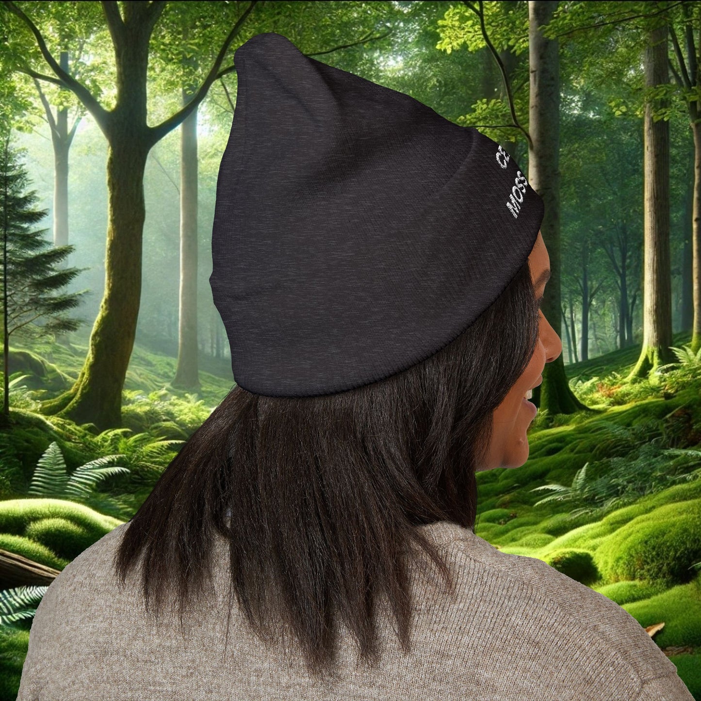 "Certified Moss Squisher" Embroidered Beanie | Stay Warm & Squishy