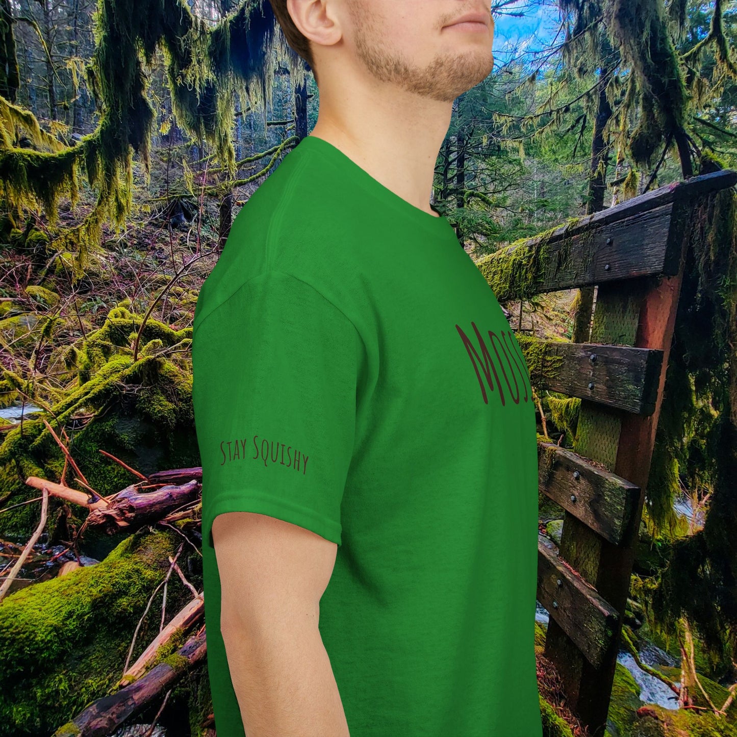 "Moss & Chill" Tee | Relax, Recharge & Stay Squishy