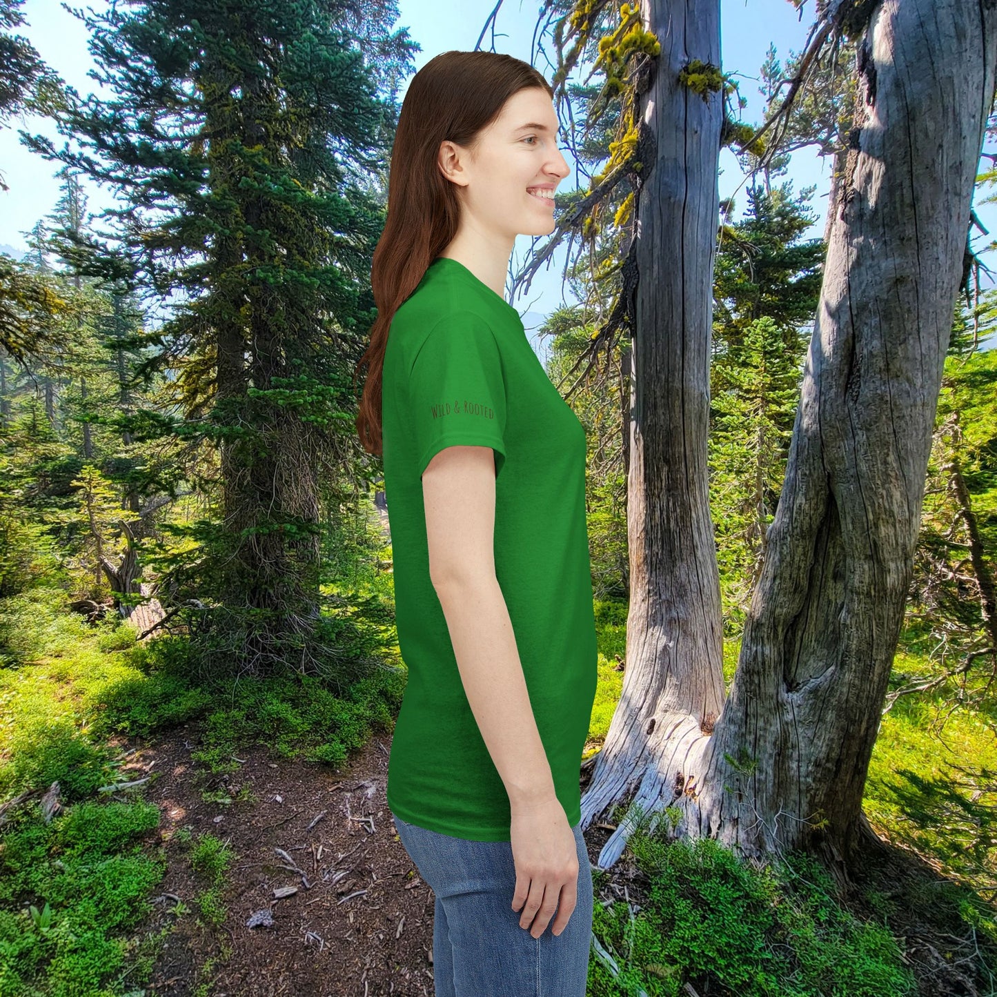Moss Hugger Tee | Treehugger Back Graphic