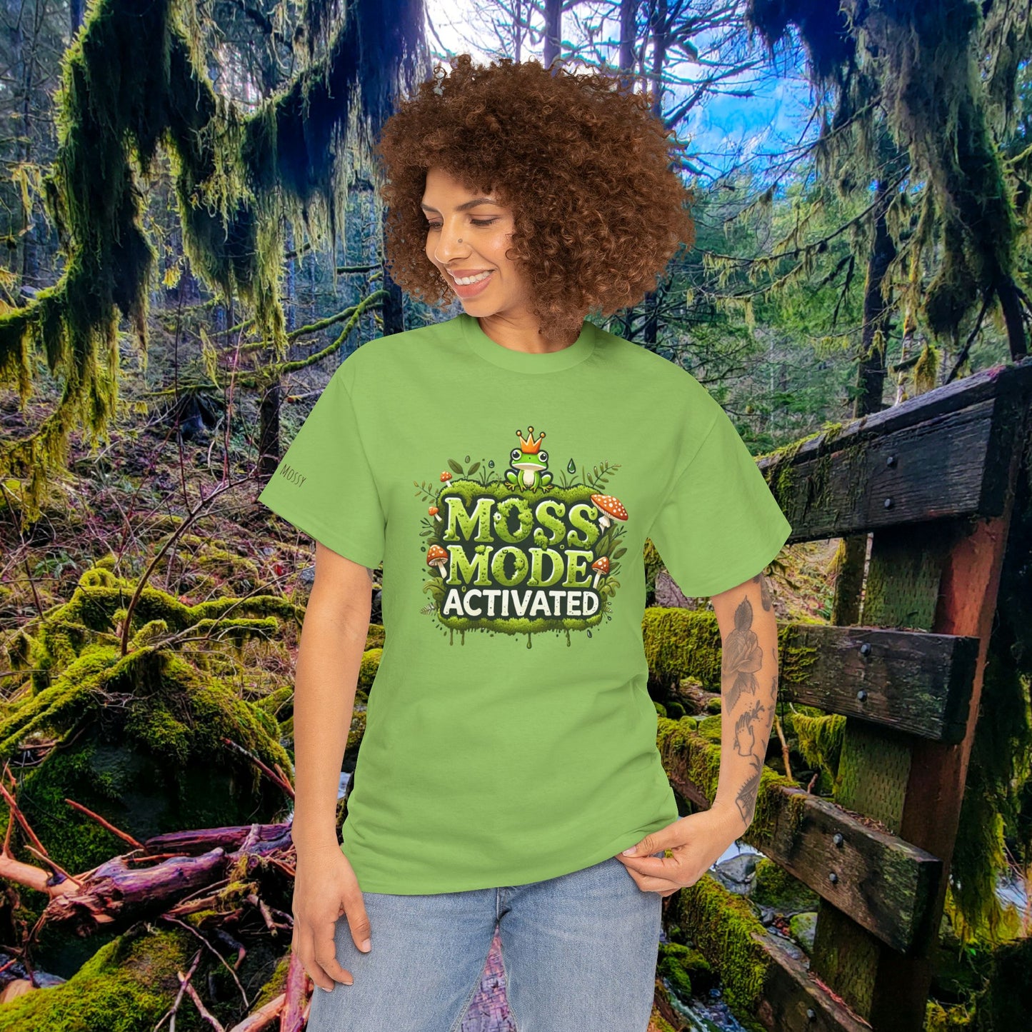 "Moss Mode: Activated" Graphic Tee | Embrace the Squish Life