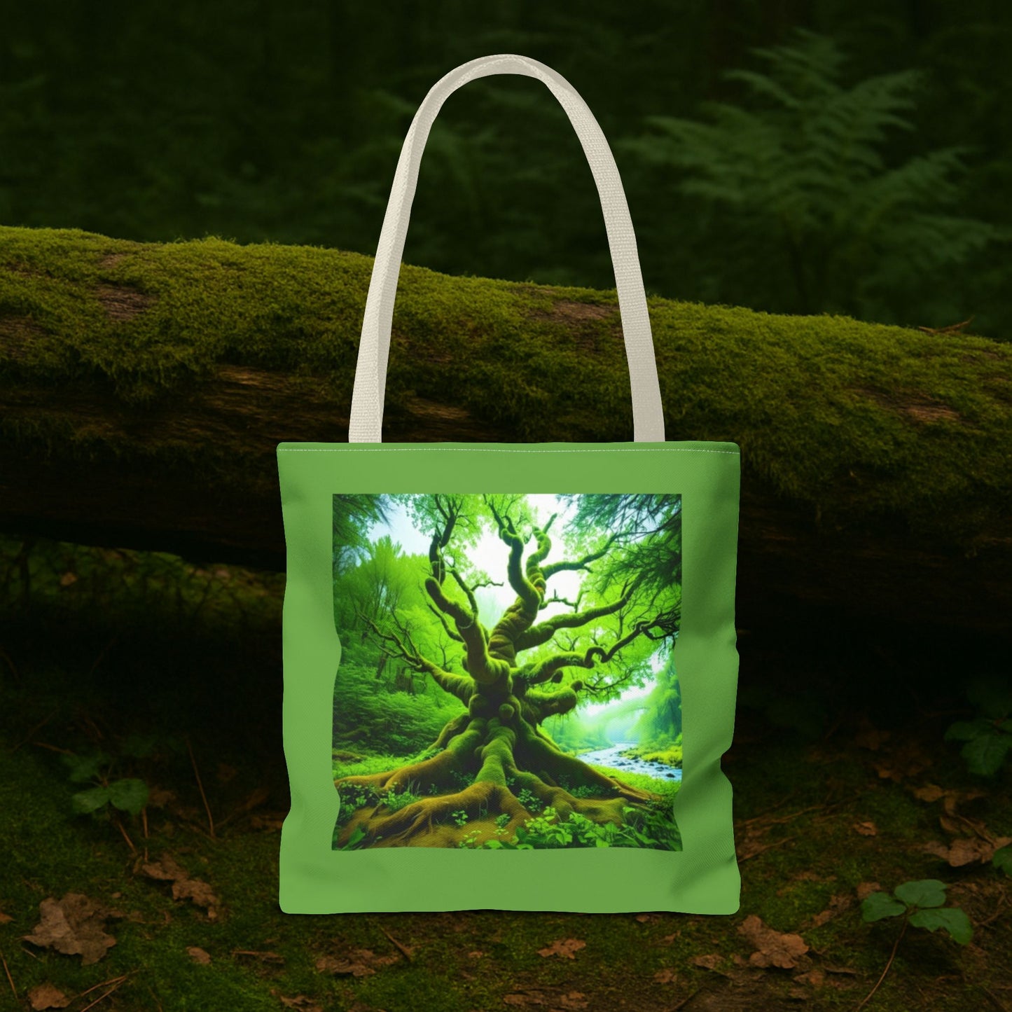 Find Me Where the Moss Is Green Tote