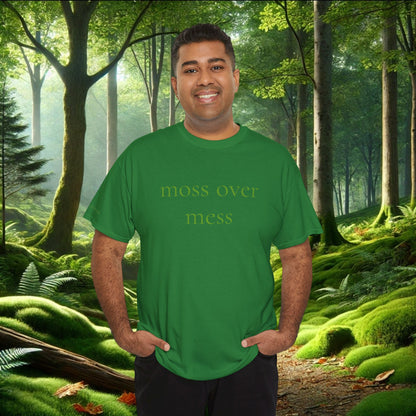 Moss Over Mess Tee | Forestcore Graphic T-Shirt