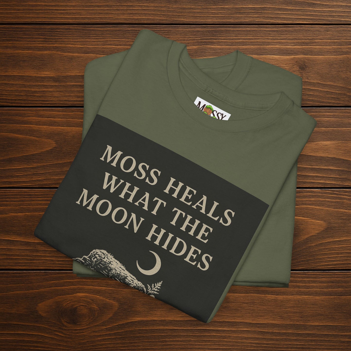 Moss Heals What the Moon Hides Tee | Forestcore Shirt