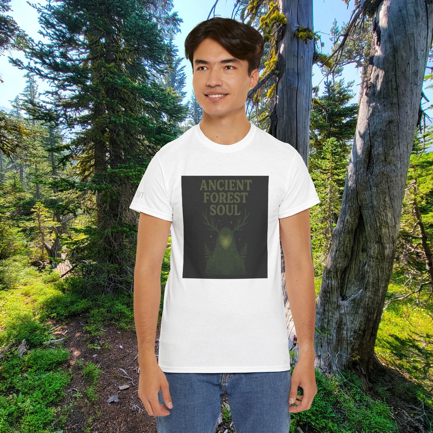 Ancient Forest Soul | Mossy Cryptid Tee