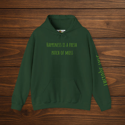 "Happiness Is a Fresh Patch of Moss" Hoodie | Cozy, Soft & Squishy