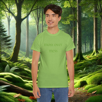 Moss Over Mess Tee | Forestcore Graphic T-Shirt