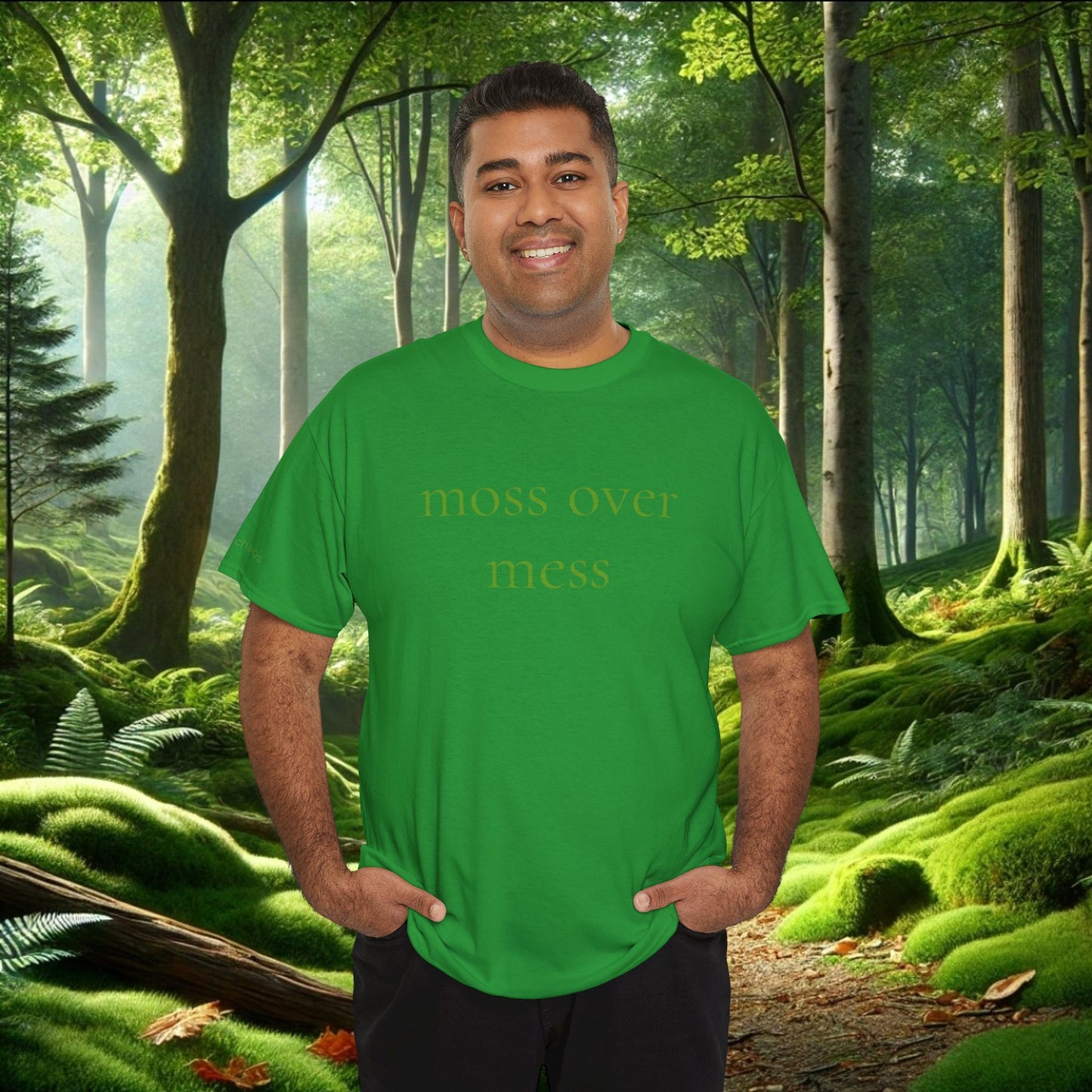 Moss Over Mess Tee | Forestcore Graphic T-Shirt